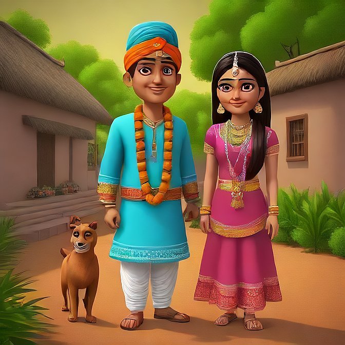 3D cartoon character art